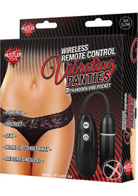 Wireless Remote Vibe Panty Sm Black